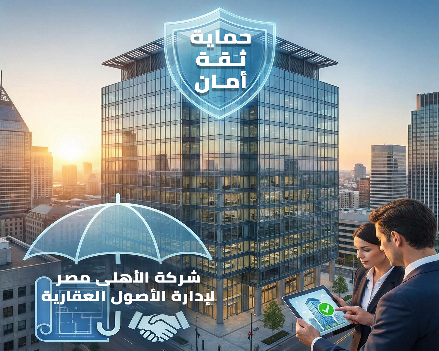 شركة الأهلى مصر حماية ثقة أمان